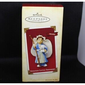 2004 Hallmark Sweetest Little Shepherd Ornament U37 New In Box